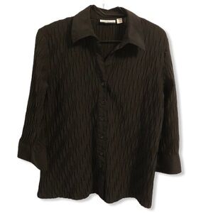 Croft & Barrow black button down shirt